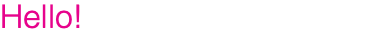 Hello!
